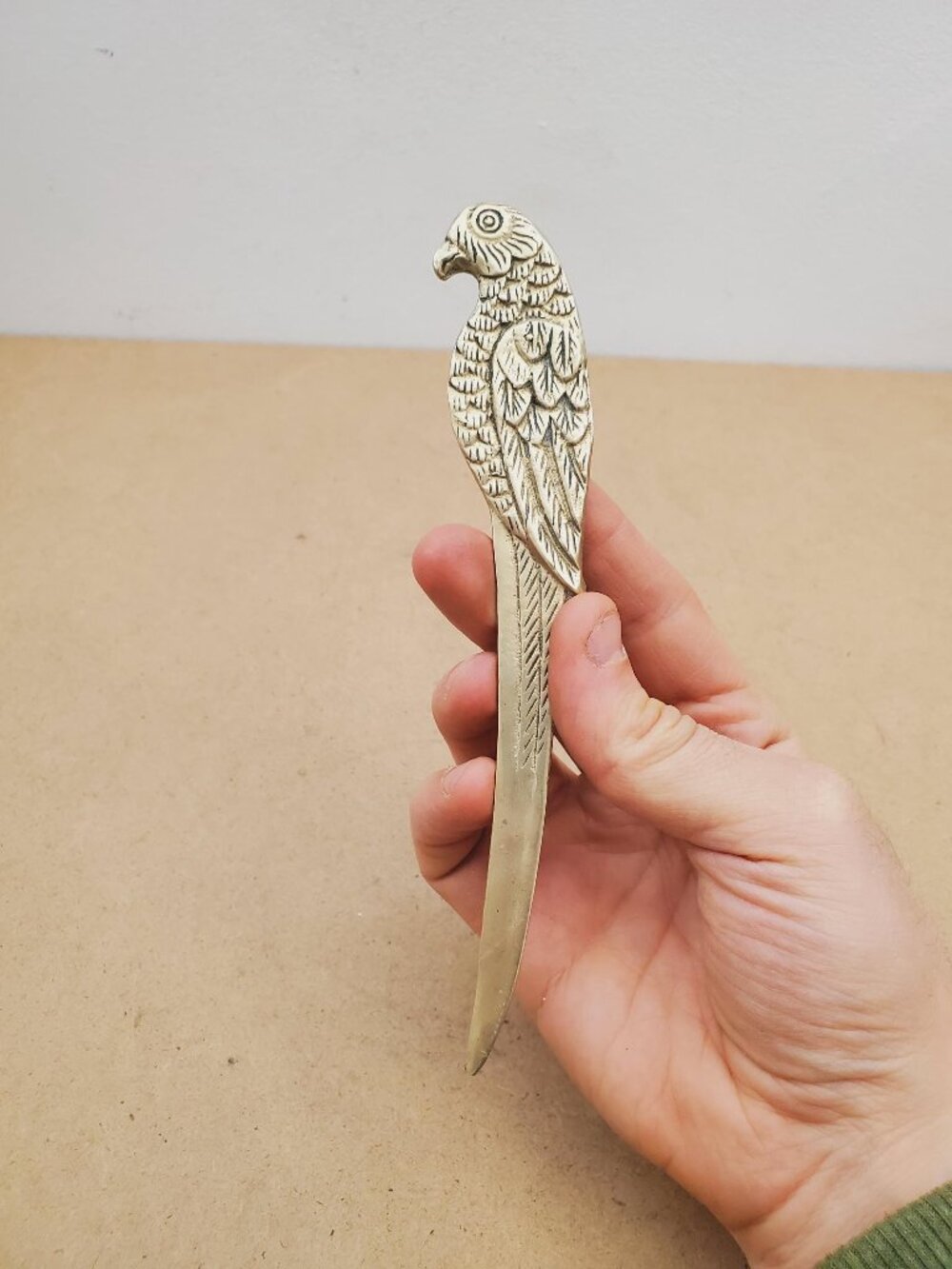 vintage letter opener solid brass Lightweight Envelope Slitter Mail metal Gift